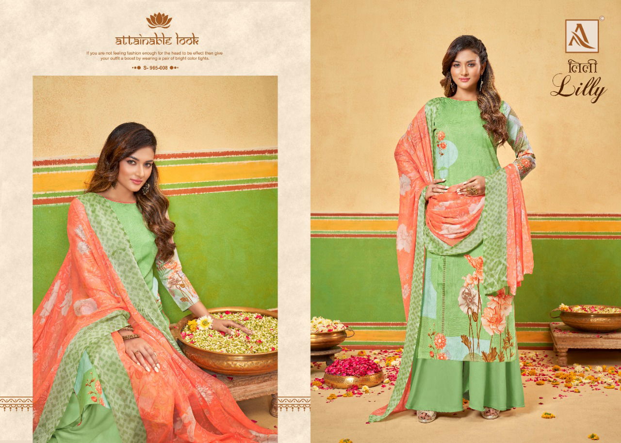 Alok Lilly 2 New Designer Fancy Casual Wear Jam Cotton Digital Print Dress Material Collection